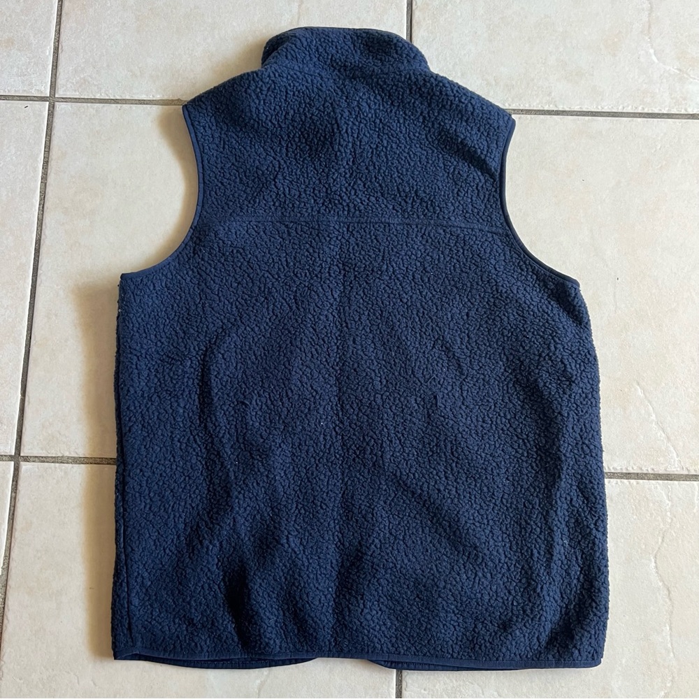 Patagonia Retro-Pile Vest Full Zip Blue Women’s Size XL Warm Winter Hiking - Picture 5 of 7